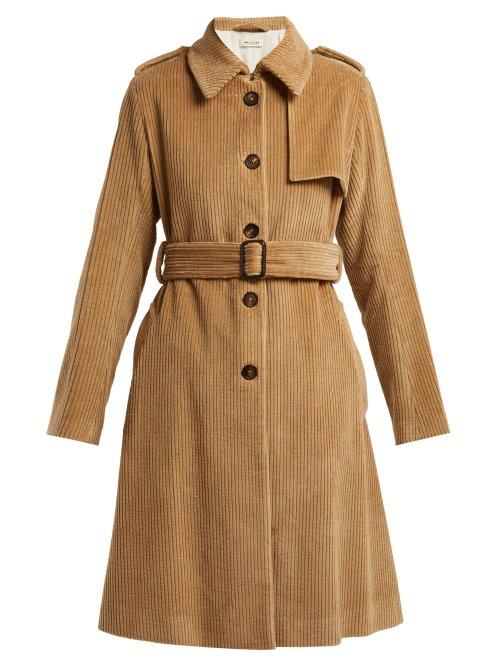 Matchesfashion.com Masscob - Jakob Cotton Corduroy Trench Coat - Womens - Camel