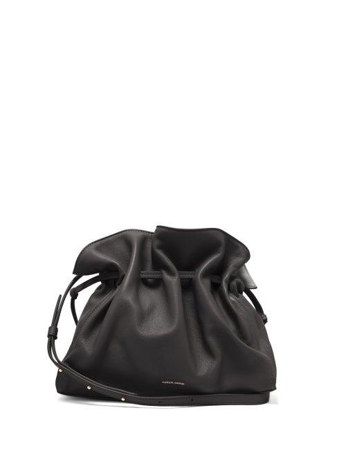 Matchesfashion.com Mansur Gavriel - Protea Drawstring Leather Bag - Womens - Black