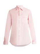 Blouse George Lace-trimmed Poplin Shirt