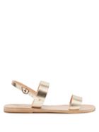 Matchesfashion.com Ancient Greek Sandals - Clio Leather Sandals - Womens - Tan Gold