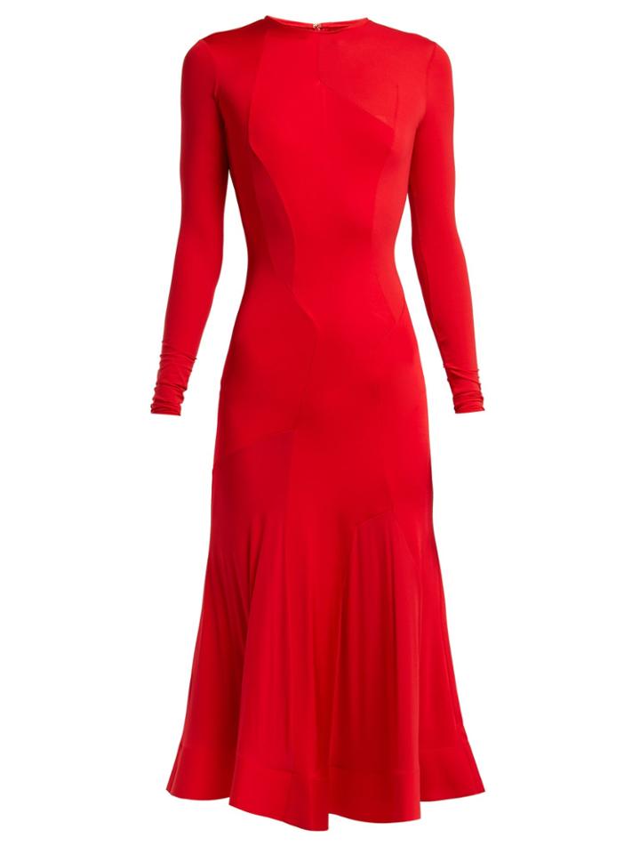 Esteban Cortázar Stretch-jersey Panelled Dress