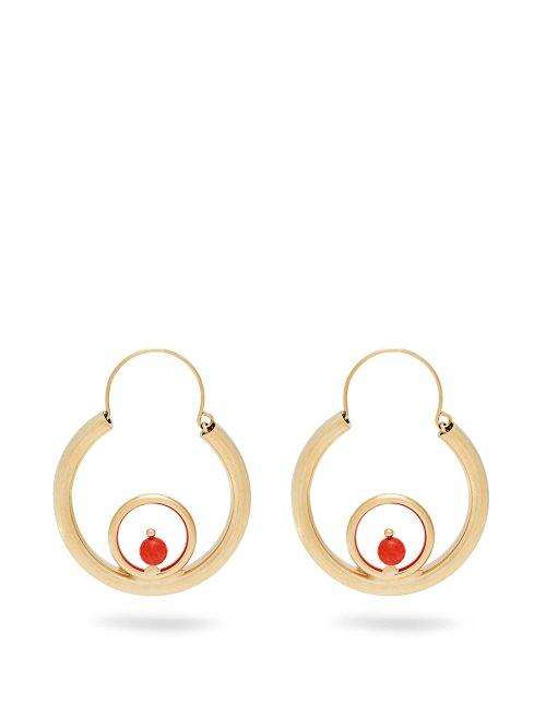 Matchesfashion.com Rosantica By Michela Panero - Passato Circle Hoop Earrings - Womens - Gold