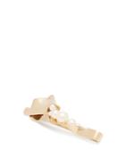 Matchesfashion.com Completedworks - Pearl Embellished Gold Vermeil Hair Slide - Womens - Gold
