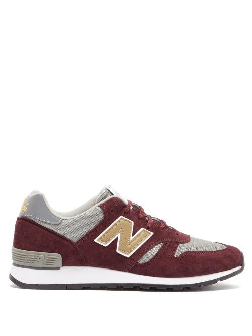 Matchesfashion.com New Balance - Made In England 670 Suede And Mesh Trainers - Mens - Grey Multi