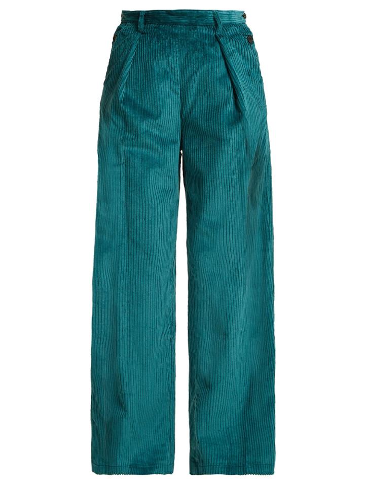 Masscob Jeanne Cotton-blend Corduroy Trousers