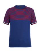 Prada Striped Cashmere And Wool T-shirt