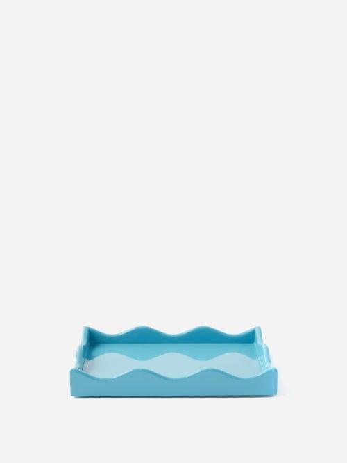The Lacquer Company - X Rita Konig Belles Rives Mini Lacquer Tray - Bright Blue