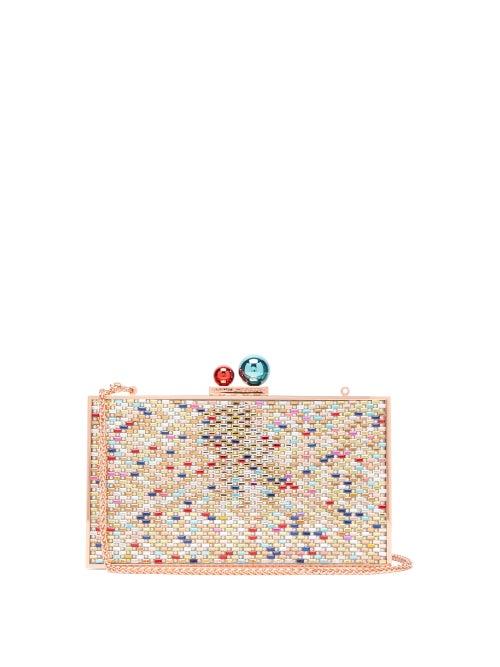 Matchesfashion.com Sophia Webster - Clara Crystal Box Clutch Bag - Womens - Multi