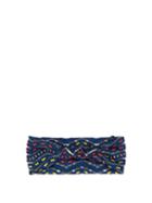 Matchesfashion.com Missoni Mare - Zigzag Knit Headband - Womens - Blue Multi