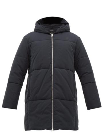 Matchesfashion.com A.p.c. - Edouard Quilted Cotton Blend Parka - Mens - Navy