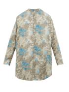 Matchesfashion.com By Walid - Lollo Foliage Print Cotton Shirt - Mens - Light Blue