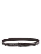 Matchesfashion.com Off-white - Monochrome Industrial Canvas Belt - Mens - Black