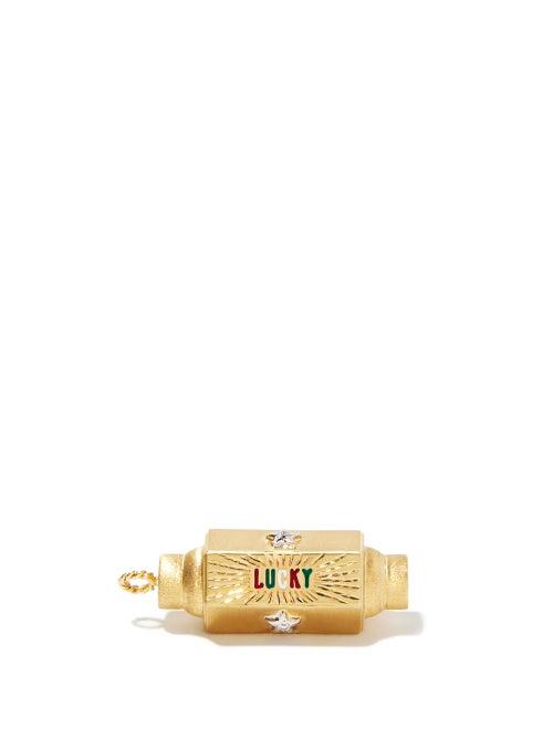 Matchesfashion.com Marie Lichtenberg - Baby Lucky Star Diamond & 14kt Gold Charm - Womens - Yellow Gold