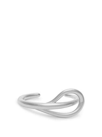 Matchesfashion.com Charlotte Chesnais - Needle Twisted Sterling Silver Bracelet - Womens - Silver