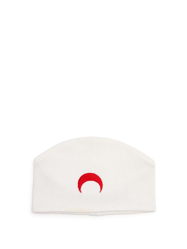 Marine Serre Moon-embroidered Headband