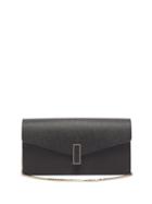 Matchesfashion.com Valextra - Iside Grained Leather Clutch - Womens - Black