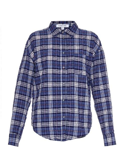 Elizabeth And James New Carine Plaid Shirt