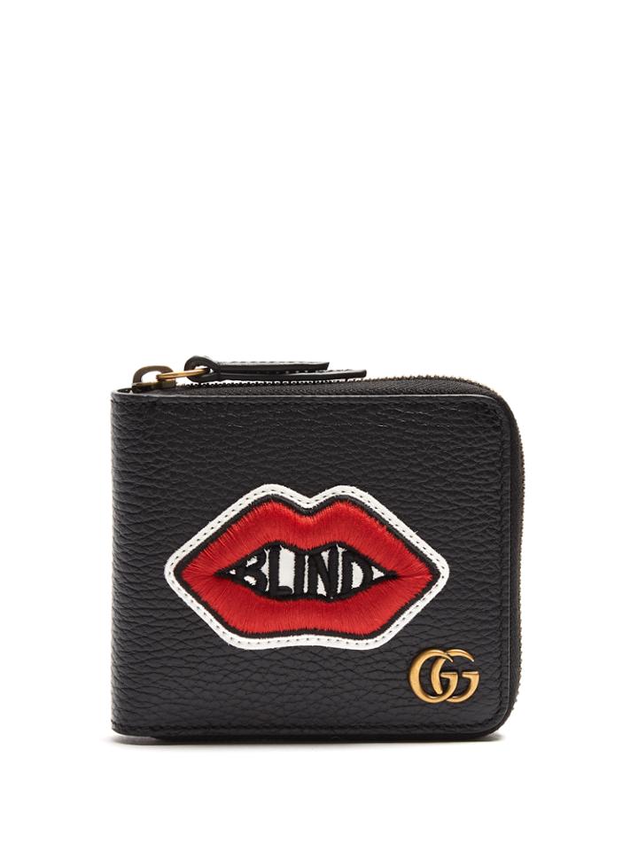 Gucci Blind For Love Leather Cardholder