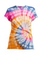 Matchesfashion.com The Elder Statesman - Tie Dye Pattern Cashmere Blend T Shirt - Womens - Multi
