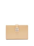 Ladies Accessories Givenchy - 4g Leather Wallet - Womens - Beige
