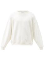 Matchesfashion.com Raey - Oversized Cotton-jersey Sweatshirt - Mens - White