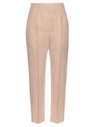 Alexander Mcqueen Wool And Silk-blend Tailored Trousers