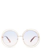 Chloé Carlina Mini Round-frame Sunglasses