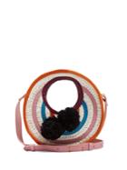 Sophie Anderson Perla Mini Circle Raffia Cross-body Bag