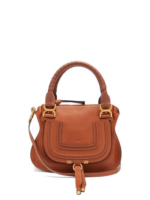 Matchesfashion.com Chlo - Marcie Small Leather Cross-body Bag - Womens - Tan