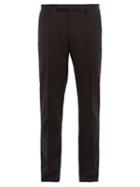 Matchesfashion.com Incotex - Tailored Wool Blend Trousers - Mens - Grey