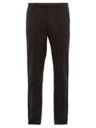 Matchesfashion.com Incotex - Tailored Wool Blend Trousers - Mens - Grey