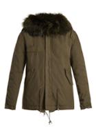 Mr & Mrs Italy Fur-lined Cotton-canvas Mini Parka