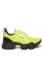 Matchesfashion.com Givenchy - Jaw Perforated Leather Trainers - Mens - Yellow