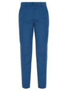 Matchesfashion.com Alexander Mcqueen - Wool Blend Suit Trousers - Mens - Blue