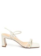 Matchesfashion.com By Far - Charlie Knotted Strap Leather Sandals - Womens - White