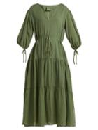 Matchesfashion.com Loup Charmant - Dayo Cotton Dress - Womens - Khaki