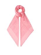 Gucci - Gg-jacquard Wool-blend Scarf - Womens - Pink