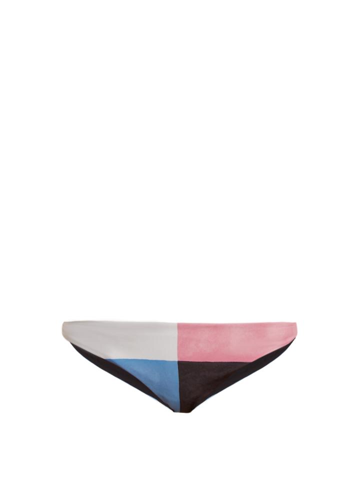 Mara Hoffman Saylor Block-print Low-rise Bikini Briefs