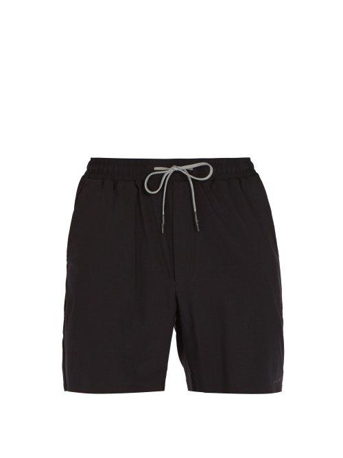Matchesfashion.com Falke Ess - Drawstring Waist Shorts - Mens - Black