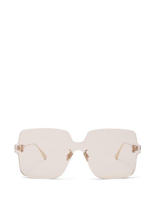 Matchesfashion.com Dior Eyewear - Colourquake1 Sunglasses - Womens - Light Brown