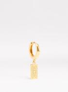 Hermina Athens - Delian Evil Eye Gold-vermeil Hoop Earrings - Womens - Yellow Gold
