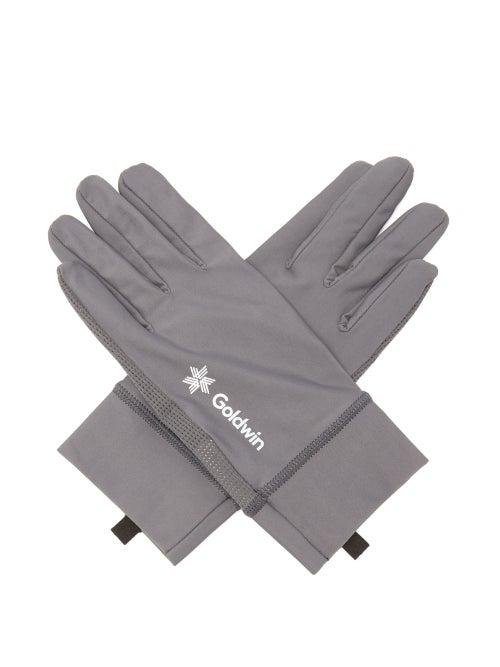 Matchesfashion.com Goldwin - Jersey Running Gloves - Mens - Grey