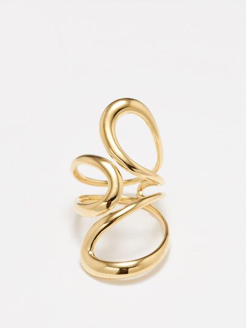 Melissa Kaye - Aria Jane 18kt Gold Ring - Womens - Yellow Gold