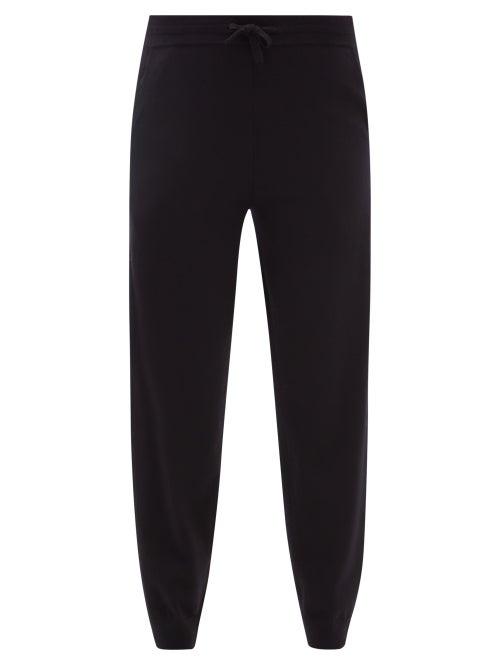 Isabel Marant Toile - Kira Drawstring-waist Brushed-jersey Track Pants - Womens - Black