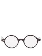 Monc - Lokka Round Bio-acetate Glasses - Mens - Black
