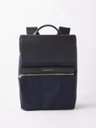 Troubadour - Ki Recycled-fibre Backpack - Mens - Navy Black