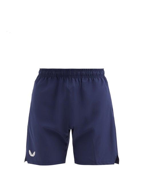 Matchesfashion.com Castore - Logo-print 6 Shorts - Mens - Navy