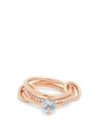 Spinelli Kilcollin Astral Aquamarine, Diamond & Rose-gold Ring