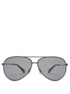 Matchesfashion.com Celine Eyewear - Aviator Metal Sunglasses - Mens - Black
