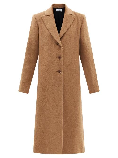Raey - Wool-twill Slim-fit Coat - Womens - Camel